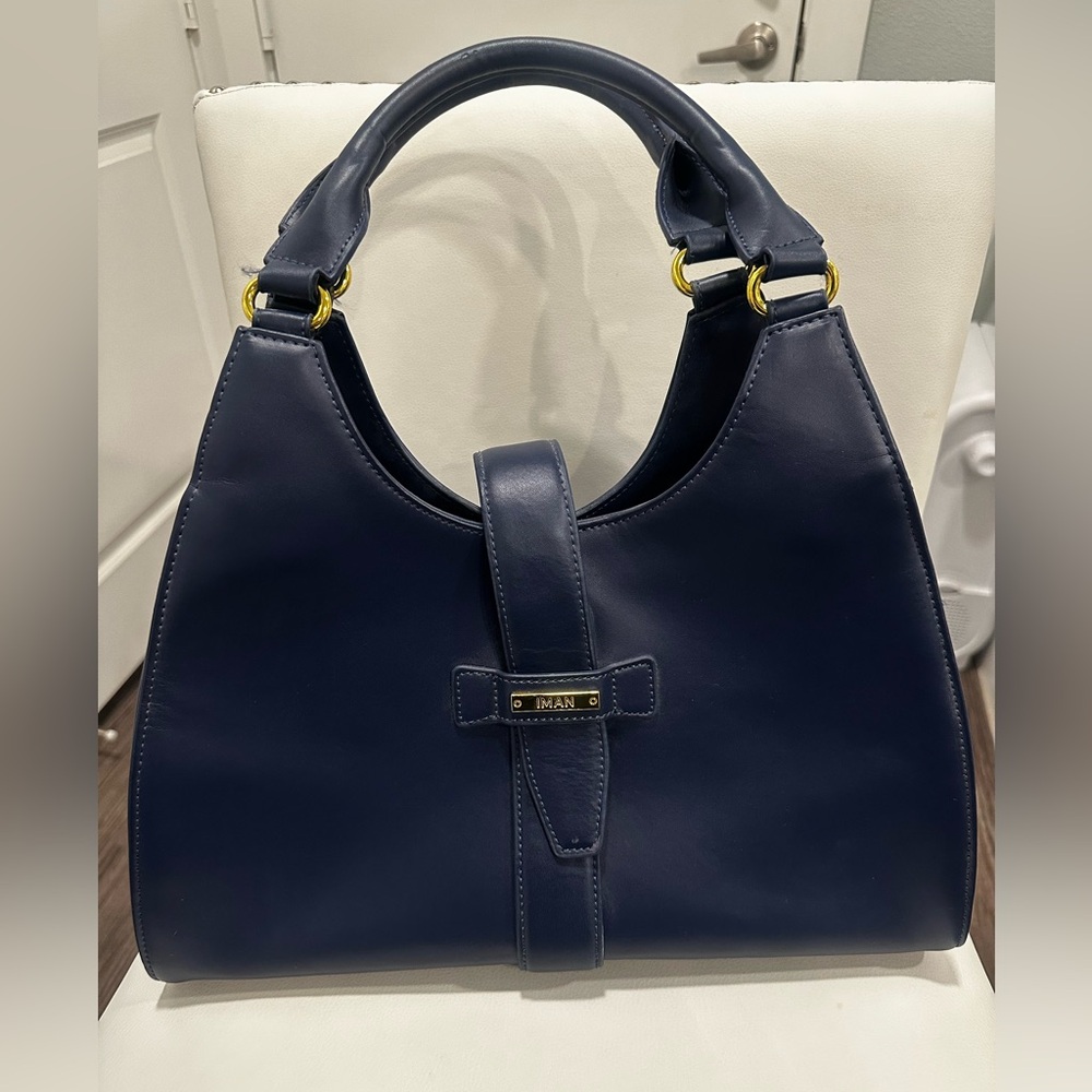Beautiful Blue Iman Purse - Picture 2 of 6